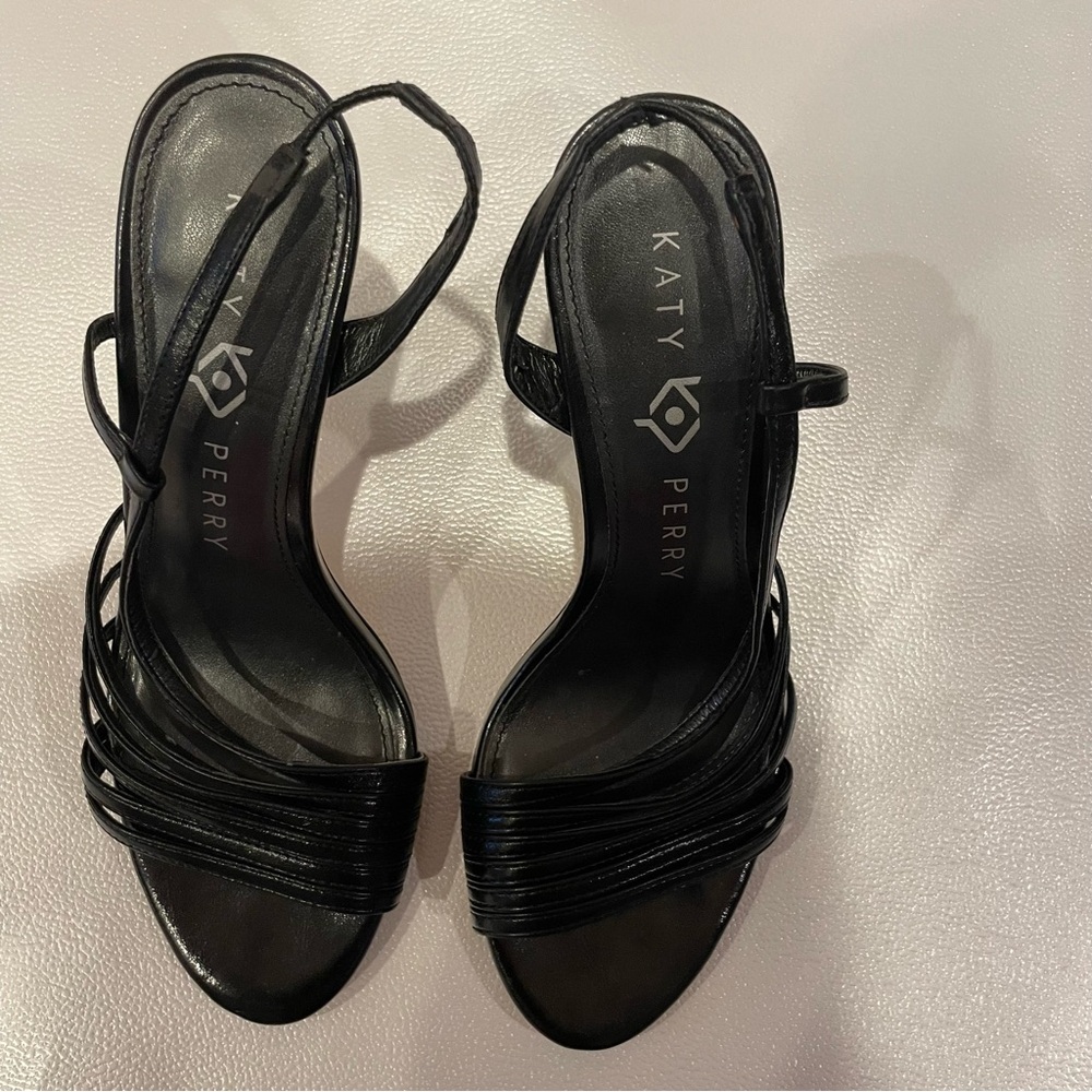 Katy Perry Collections Black High Heel Sandals